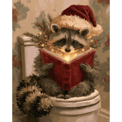 Kersttales op de troon - Schilder Op Nummers