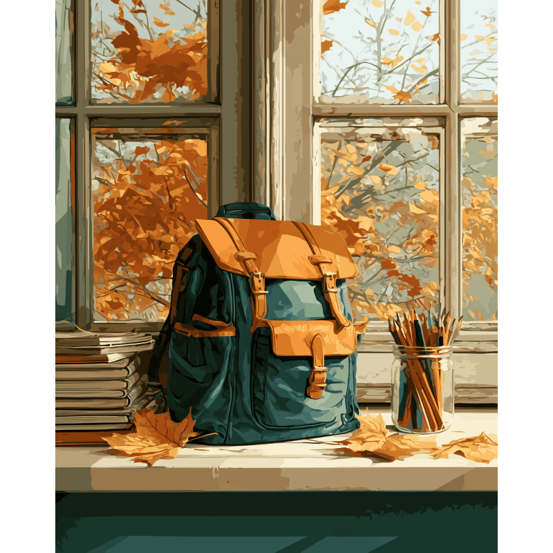 Back to school vensterbank - Schilder Op Nummers
