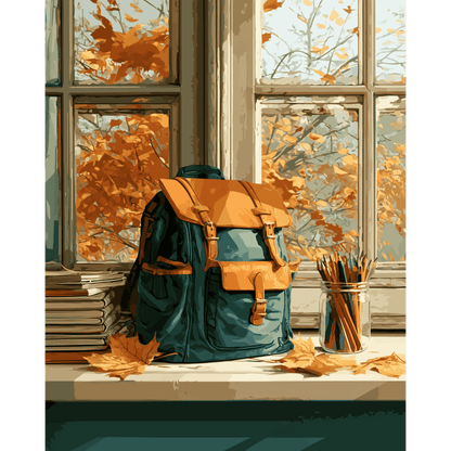 Back to school vensterbank - Schilder Op Nummers