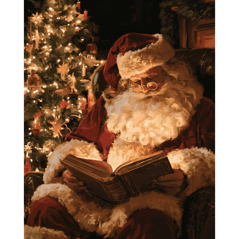 Kerstmans kerstverhaal - Schilder Op Nummers