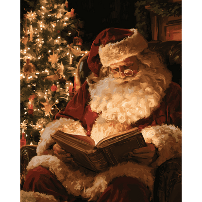 Kerstmans kerstverhaal - Schilder Op Nummers