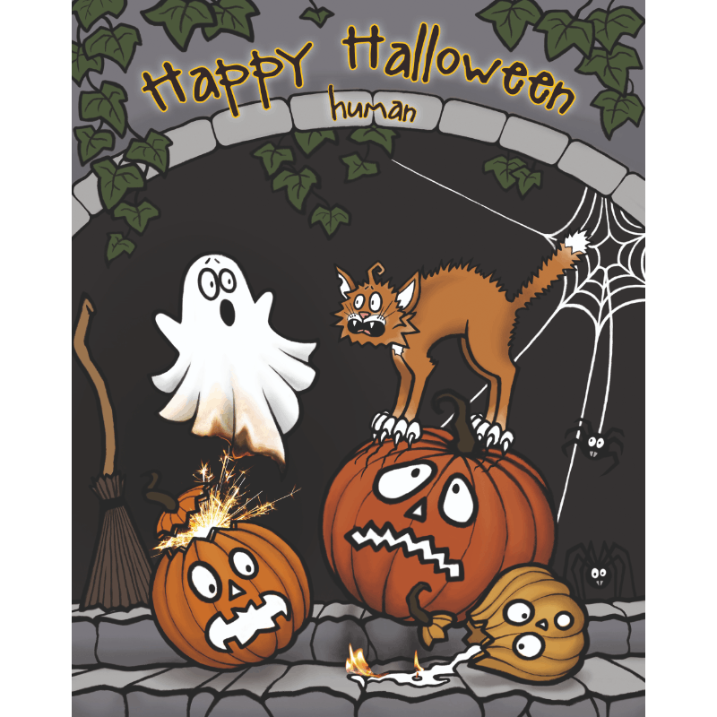 Happy Halloween - by Sarah Richter - Schilder Op Nummers