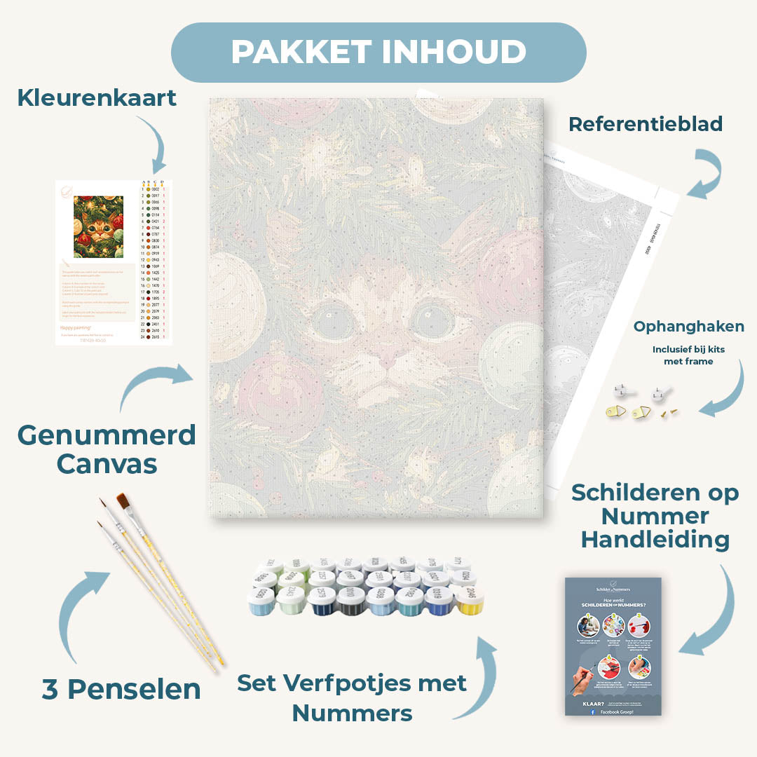 Kerstballen & snorharen