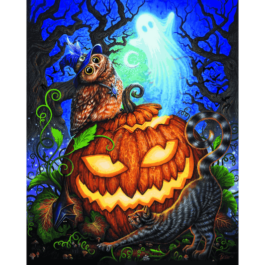 The Haunted Pumpkin - by Sarah Richter - Schilder Op Nummers