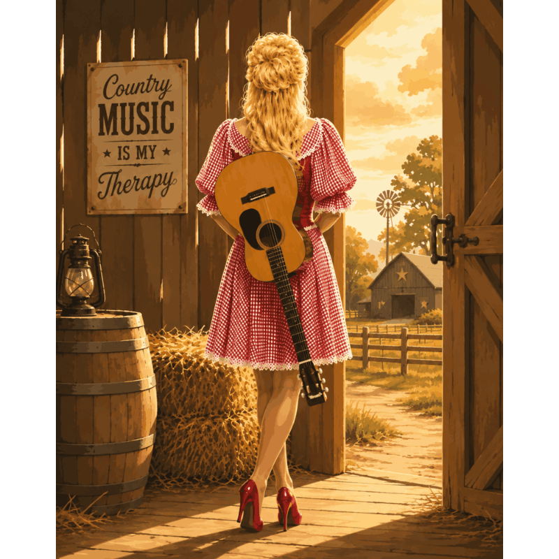 Country muziek therapie - Schilder Op Nummers