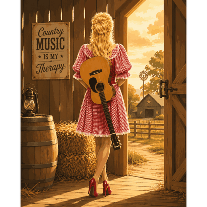 Country muziek therapie - Schilder Op Nummers