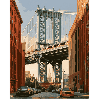 Manhattan Bridge uitzicht