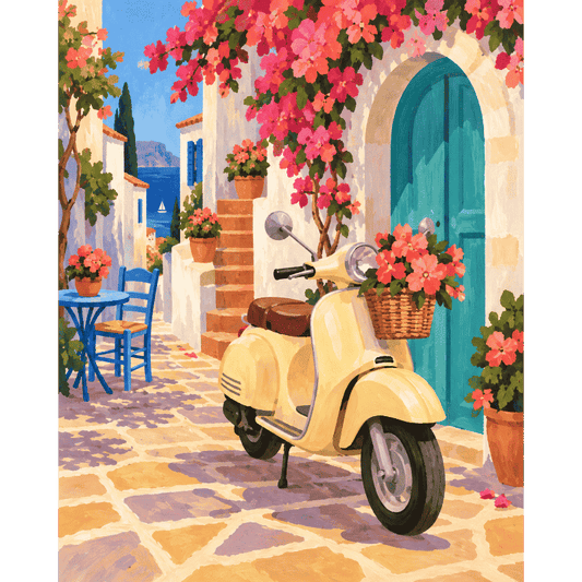 Vespa in bloei