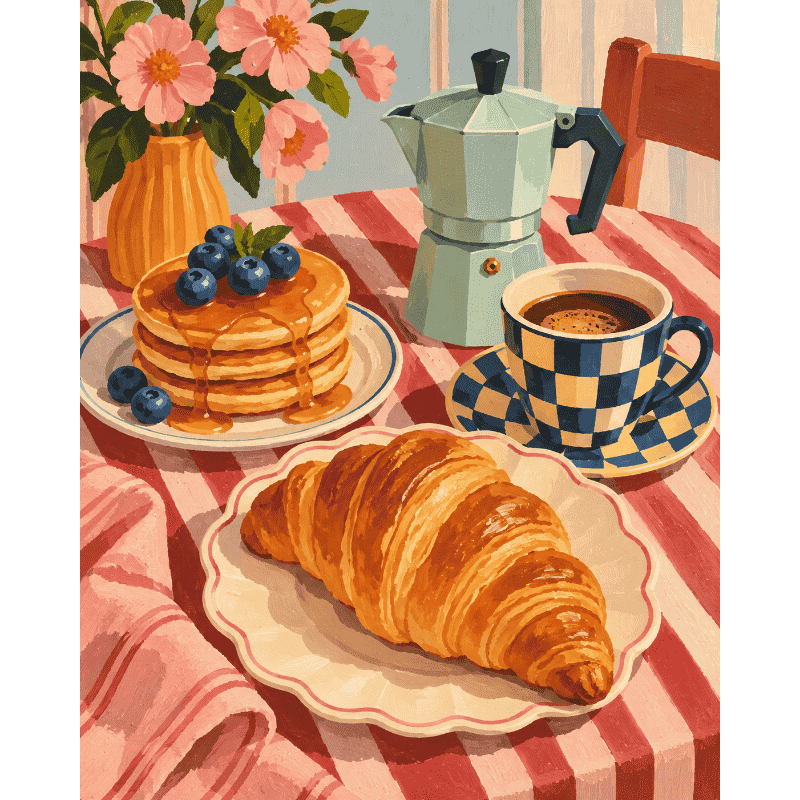 Café au lait ochtend