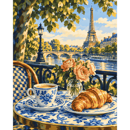 Croissant aan de Seine