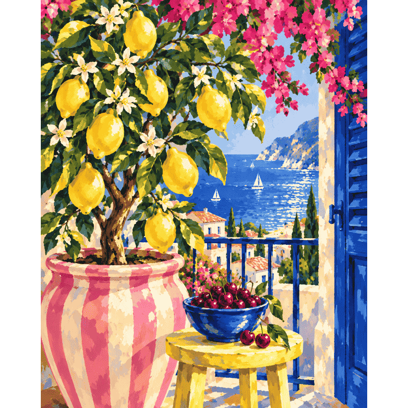 Amalfi luiken met citrus