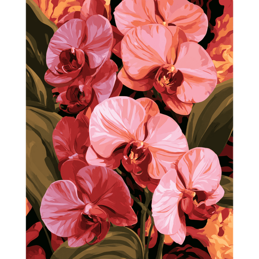 Blozende orchidee