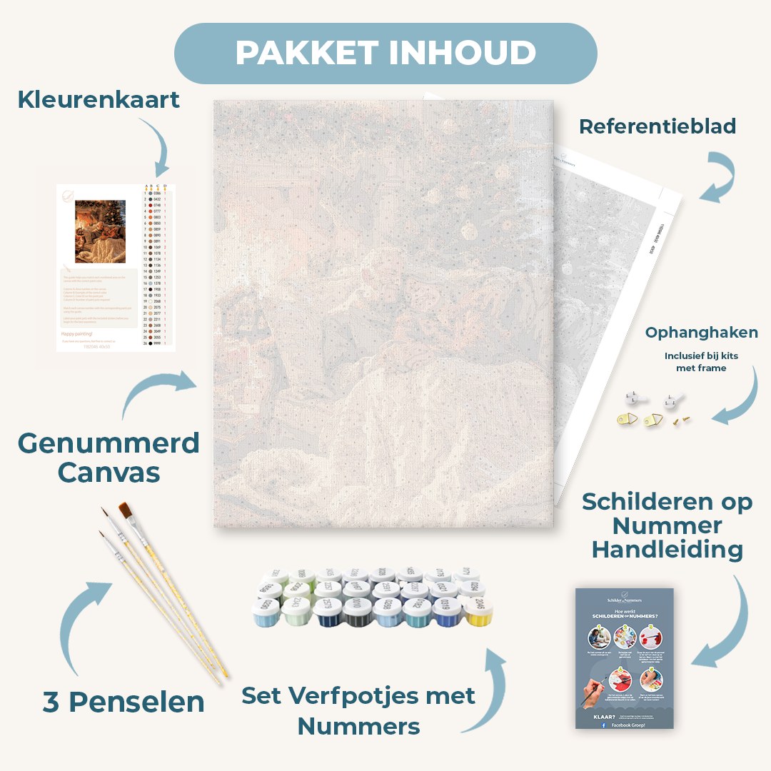 Slaperige kerstknuffel