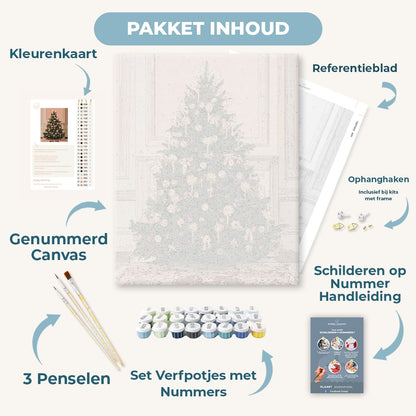 Roze pastel kerstboom