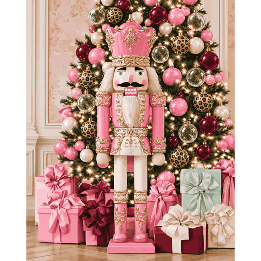 Roze notenkraker kerst