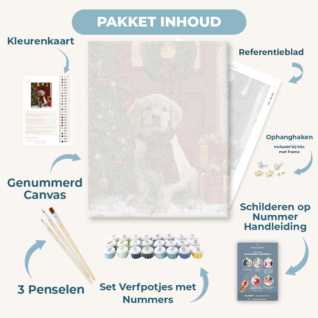 Sjaal bij de rode deur