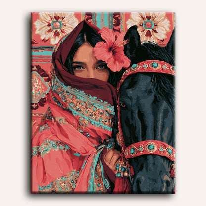 Hibiscus sluier & hengst