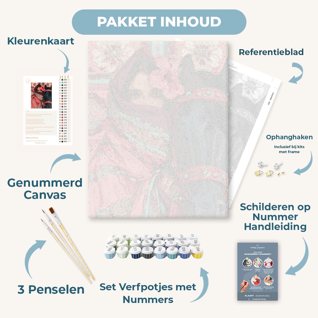 Hibiscus sluier & hengst