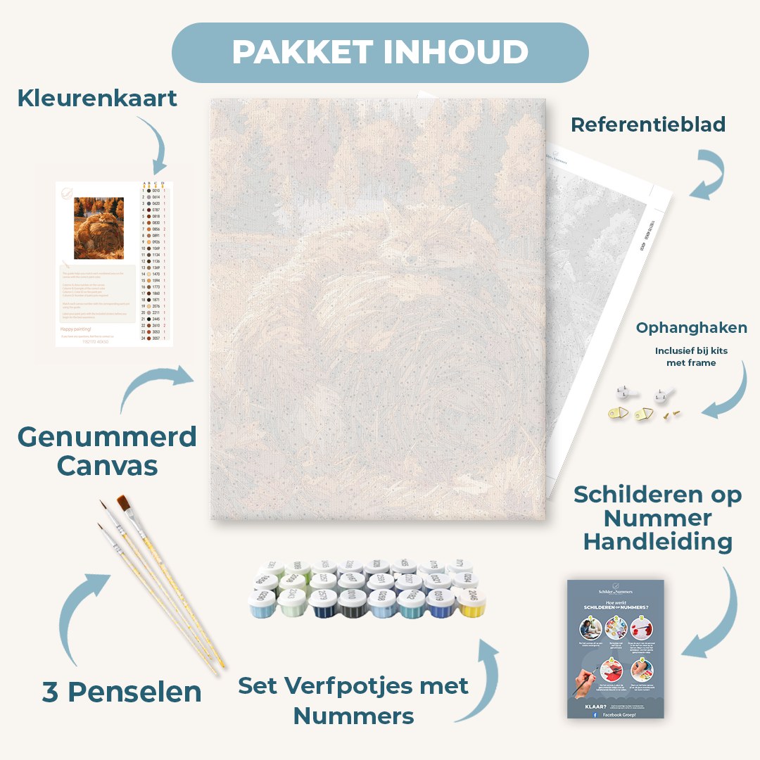 Vos op de hooibaal