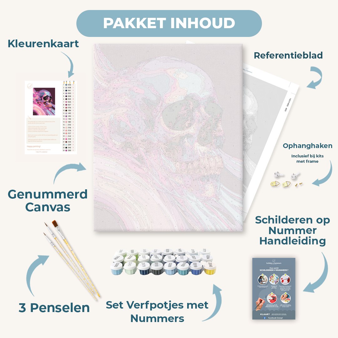Opalen schedel