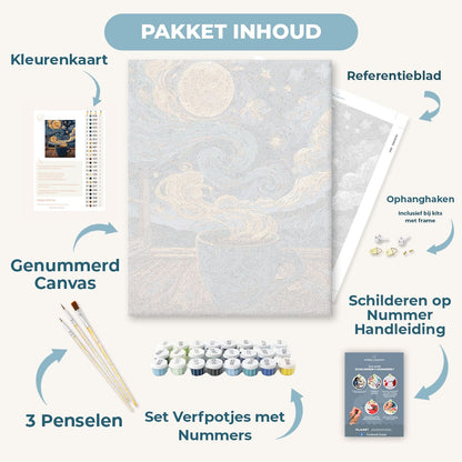 Sterrennacht in een kopje
