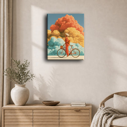Fietsen door de wolken