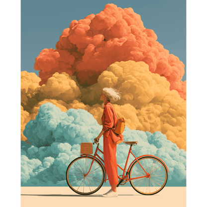 Fietsen door de wolken