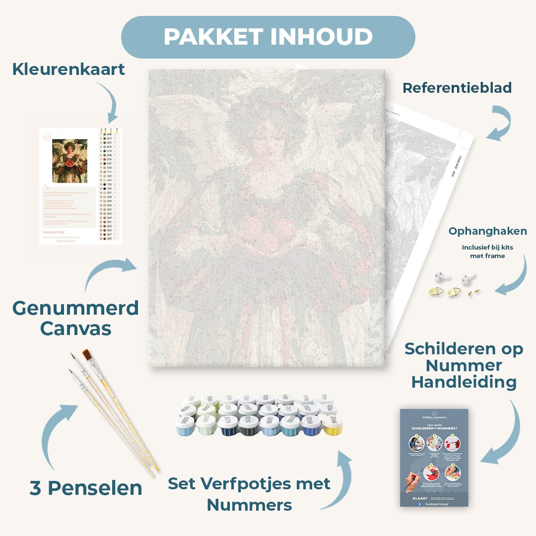 Engel tussen de hulst