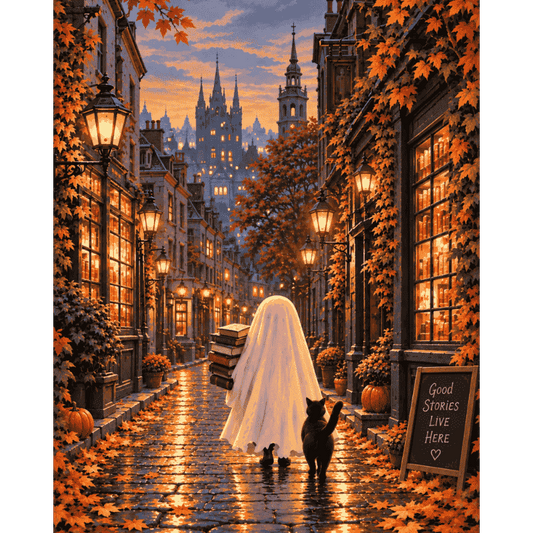 Spook loopt naar huis