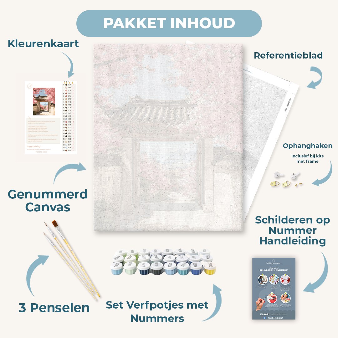 Poort in bloei