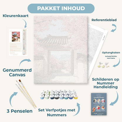 Poort in bloei
