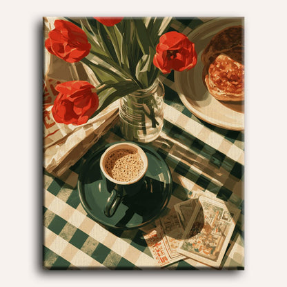 Tulpen & ochtendkoffie