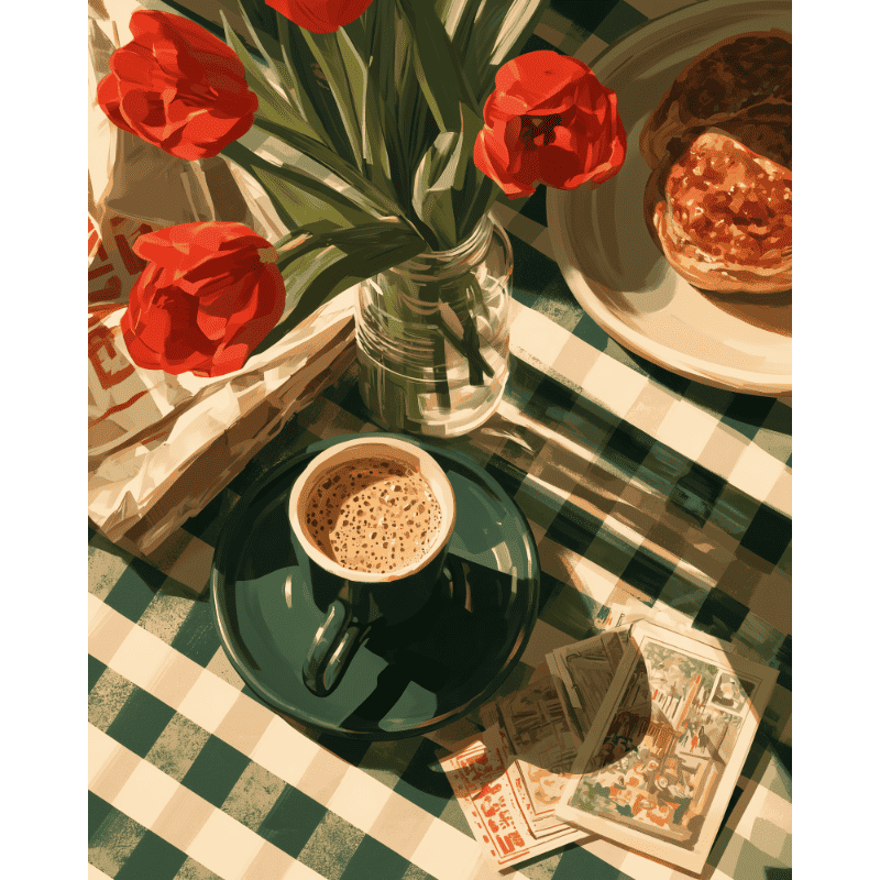 Tulpen & ochtendkoffie