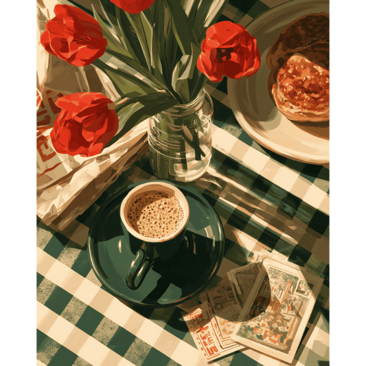 Tulpen & ochtendkoffie