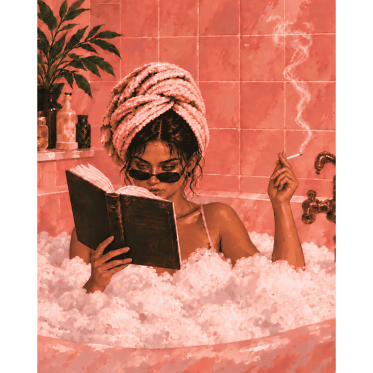 Bubbelbad & een goed boek