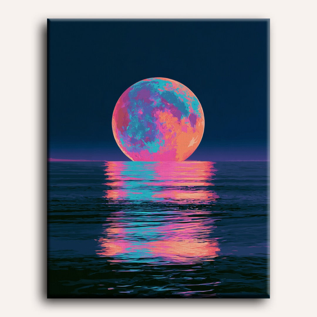 Technicolor maansopkomst