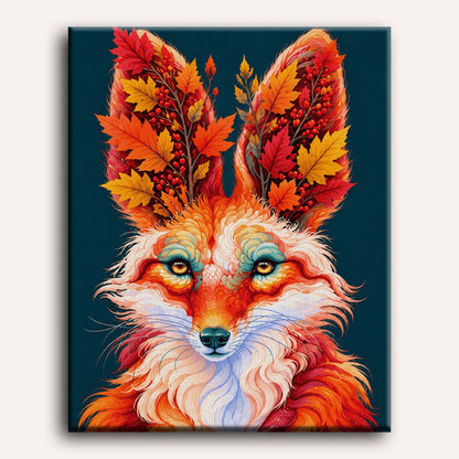 Herfstgloed vos