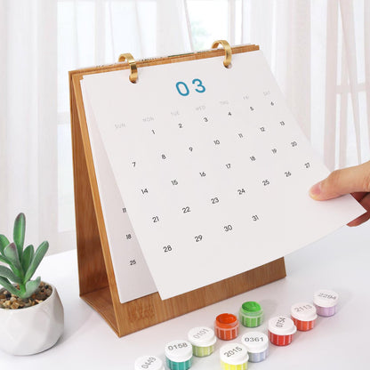 2027 Schilderen op Nummer Bureaukalender – Wereldreis Editie