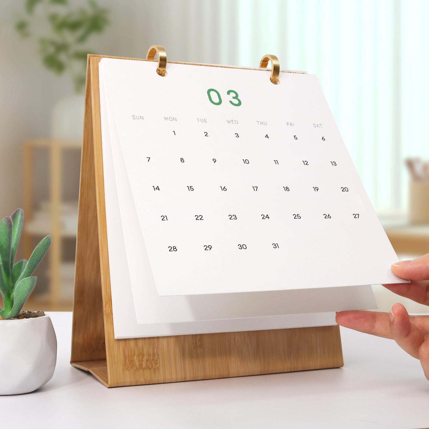 2027 Schilderen op Nummer Bureaukalender – Planten Editie
