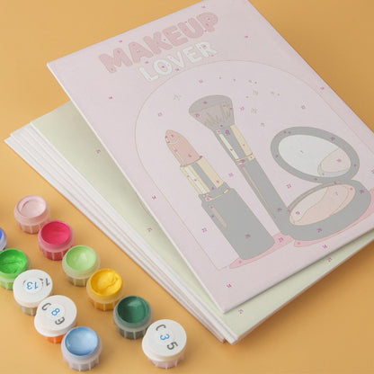 6 Houten Plaat Mini Paintings – Glamour Essentials Set