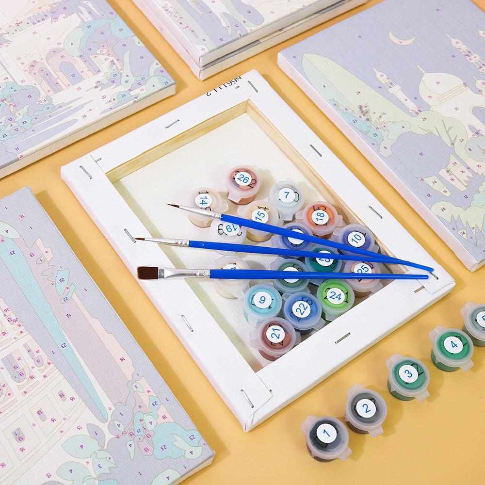 6 Mini Paintings | Prachtige Landschappen set