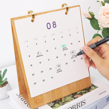 2027 Schilderen op Nummer Bureaukalender – Bloemen Editie