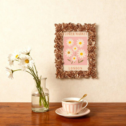 Mini Painting met Fotolijst – Bloemenmarkt Londen