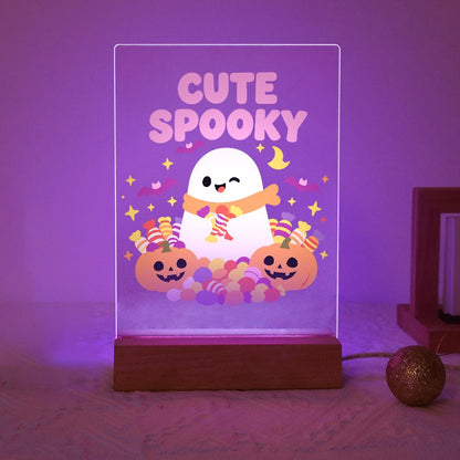 Schilder op Nummer Halloween Lamp - Schattige Geest