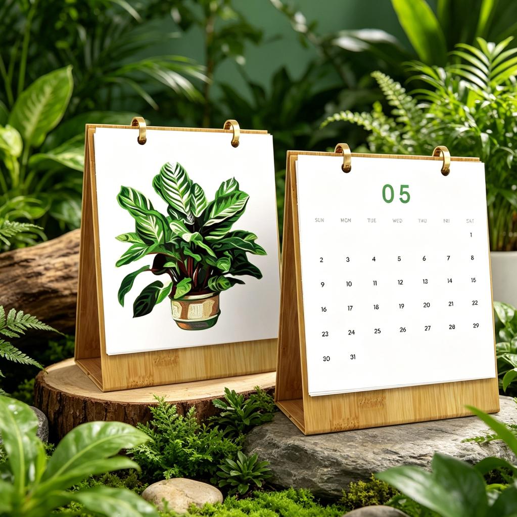 2027 Schilderen op Nummer Bureaukalender – Planten Editie