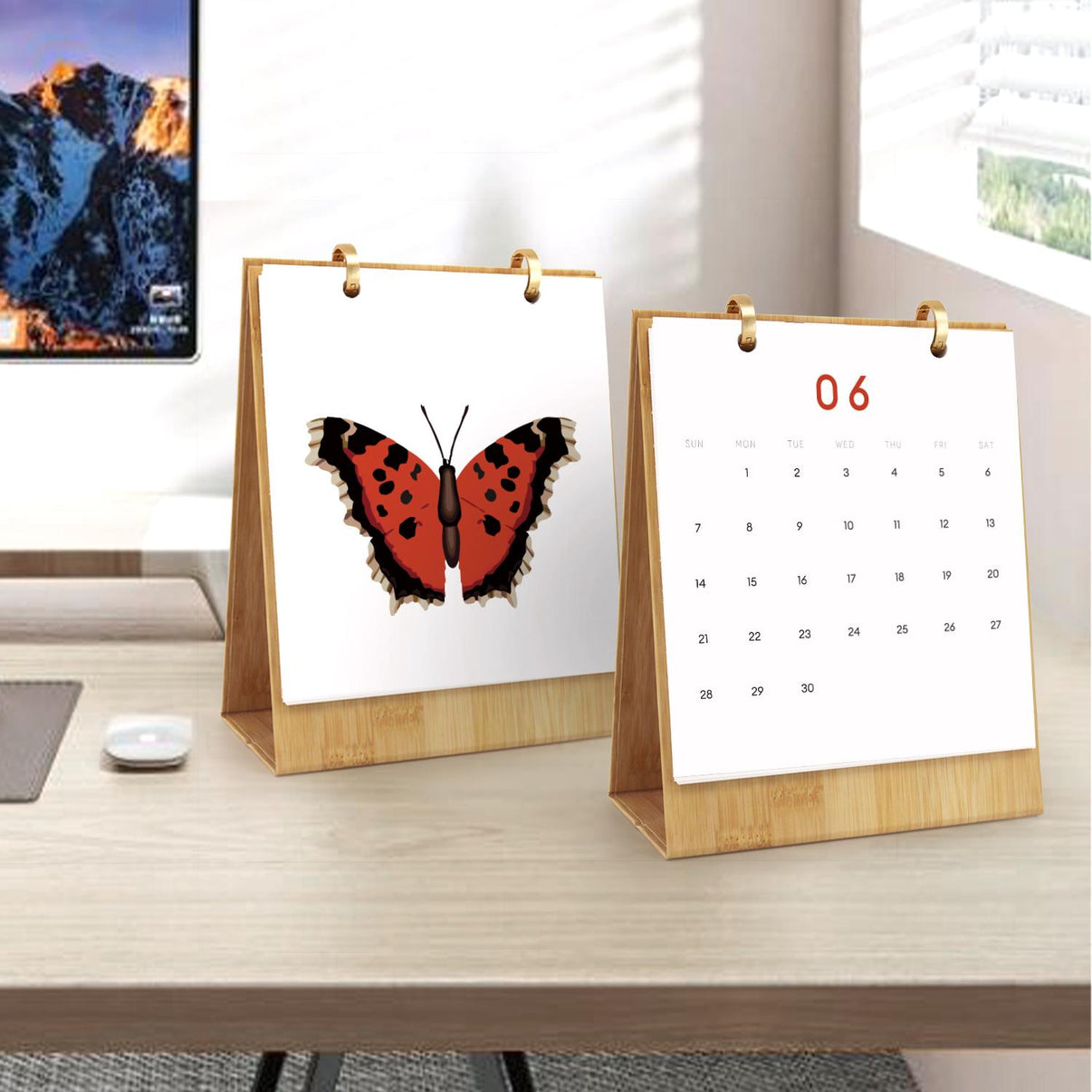 2026 Diamond Painting Bureaukalender - Planten Editie