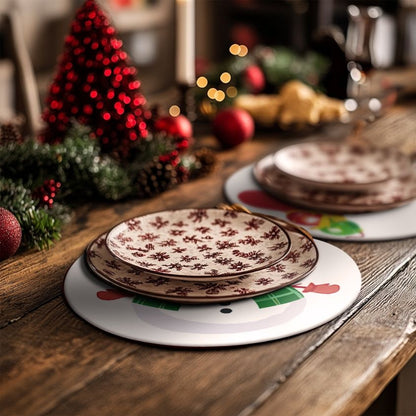 Schilderen op Nummer - 4 Placemats | Kerst set