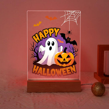 Schilder op Nummer Halloween Lamp - Fijne Halloween