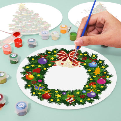Schilderen op Nummer - Kerst Placemats | 4 Stuks