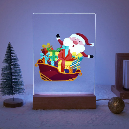Schilder Op Nummers - Schilder op Nummer Kerstlamp | Kerstman